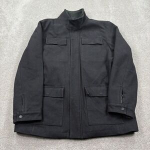Calvin Klein Europe Mens Black Wool Blend Jacket Coat XL Extra Large